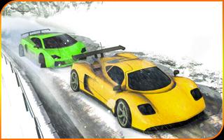 piste de neige édition de course de voiture capture d'écran 1