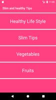 Slim and healthy Tips poster