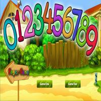Kids games : learning numbers plakat