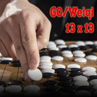 Go or Weiqi Game Board 13x13 icon