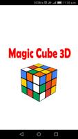 Magic Cube 3D Affiche