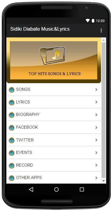 Sidiki Diabate Music Lyrics For Android Apk Download