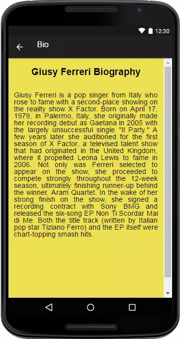 Giusy Ferreri Music&Lyrics APK for Android Download
