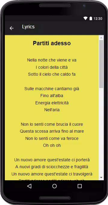 Giusy Ferreri Music&Lyrics APK for Android Download