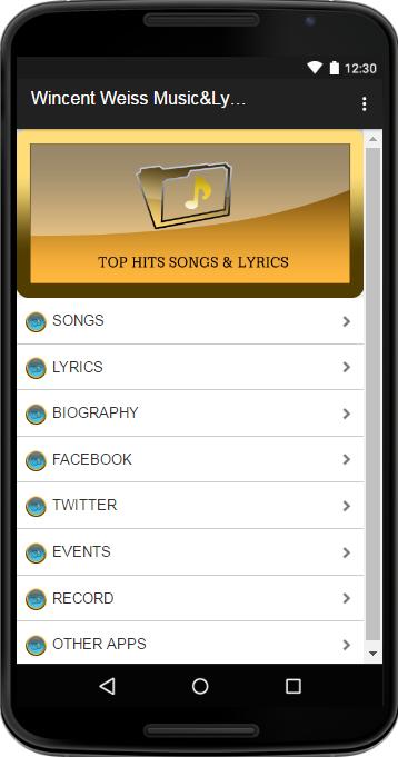Wincent Weiss Music&Lyrics for Android - APK Download