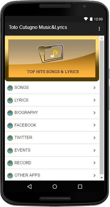 Toto Cutugno Music&Lyrics for Android - APK Download