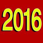 new year 2016‬‏ card‬‏ icône