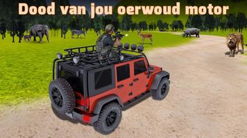 Sniper Safari jeep Animal Hunt-poster