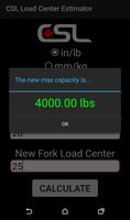 Forklift Load Center Estimator screenshot 1
