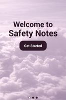 Safety Notes Plakat