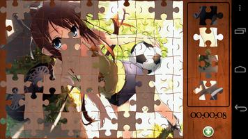 برنامه‌نما Girls Anime Jigsaw Wallpaper عکس از صفحه
