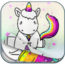 Cute Unicorn Lock Screen aplikacja