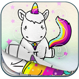 ”Cute Unicorn Lock Screen