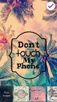 برنامه‌نما Do not move my phone Lock Screen عکس از صفحه