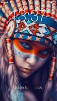 Native American Girl Screen lock स्क्रीनशॉट 1