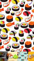 Sushi Art Lock Screen syot layar 2