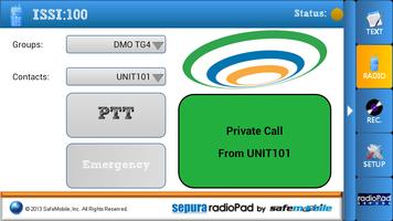 radioPad SEPURA 스크린샷 2