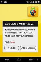 Safe SMS & MMS Messaging poster