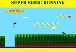 super sonic running Cartaz