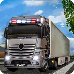 Euro truck driving offroad cargo 2018