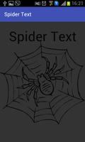 Spider Text poster