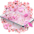 Rosa Sakura 2018 tema ícone