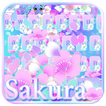 Sakura çiçek klavye Tema