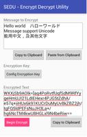 SEDU - Encrypt Decrypt Utility Affiche