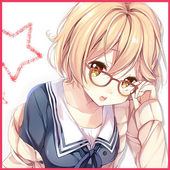 Glasses Girl Anime Wallpaper icon