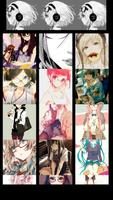 Glasses Girl Anime Wallpaper Affiche