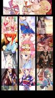 Poster Anime Girls Yukata Wallpaper