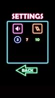 Color Neon Pong Free Game capture d'écran 3