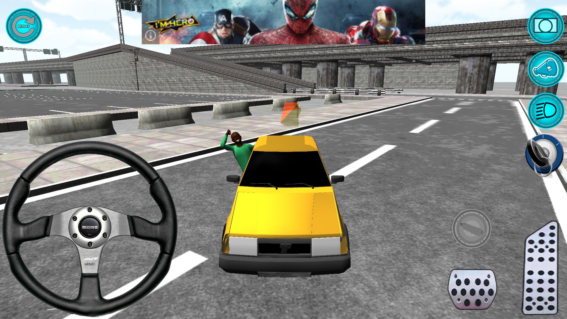 Android İndirme için Sarı Taksi Oyunu 3D Hey Taxi APK