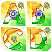 Indian Flag Letter Alphabet