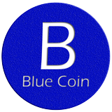 blue coin أيقونة