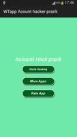Hacking WA account Prank Affiche
