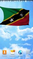 Saint Kitts and Nevis 3D Flag capture d'écran 2