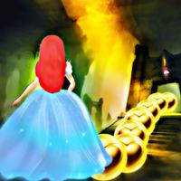 Temple Red Princess Run oz Affiche