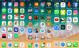 iLauncher Iphone X - iOS 11 Launcher And Iphone 7 Screenshot 2