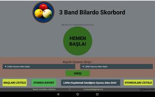 3 Bant Bilardo Skorbord スクリーンショット 2