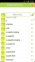 English Synonyms capture d'écran 1