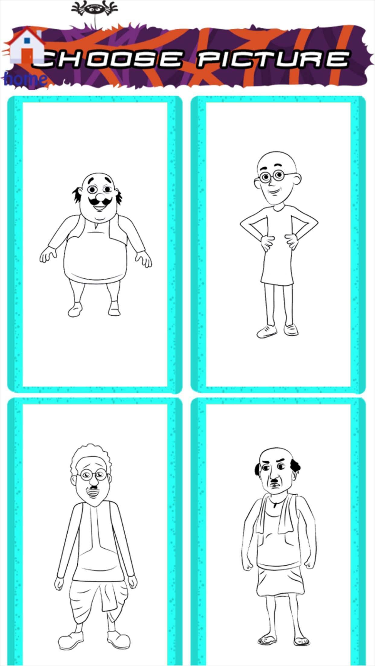 Featured image of post Motu Patlu Cartoon Coloring Pages Motu patlu is an indian animated children s television series about two friends a rotund man named motu and a skinny one named patlu