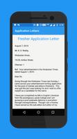 برنامه‌نما Application Letters عکس از صفحه