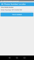 UK Mobile Number Address Tracker poster
