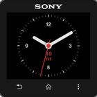 Round analog clock widget icono