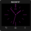 Violet Style clock widget