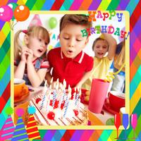 Birthday Photo Frames Affiche