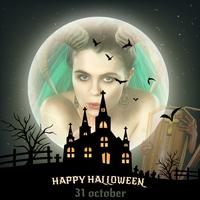 Halloween Photo Frame Maker ảnh chụp màn hình 1