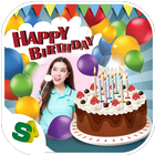 Happy Birthday Photo Editor icône