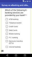 eBanking Survey App capture d'écran 2